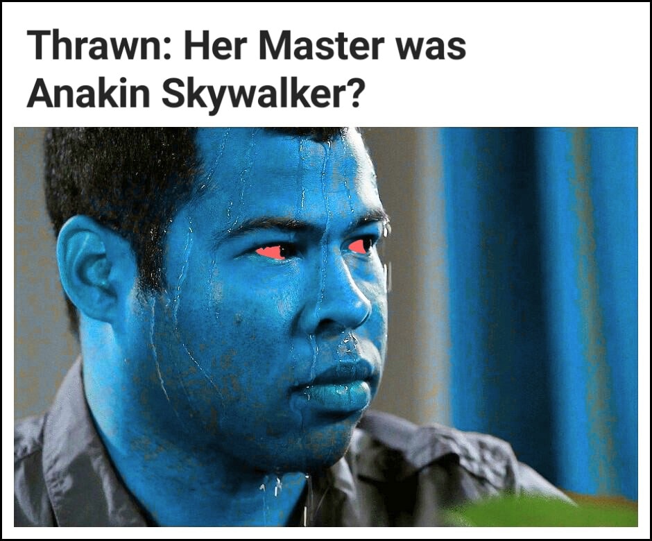 This meme is a photo of a person with a shocked expression, with a caption that reads "In a galaxy far, far away...". The image is likely a still from a Star Wars movie or TV show, but the caption is a play on words, referencing the famous opening line of the Star Wars franchise. The humor comes from the unexpected twist on the classic phrase, implying that the person in the photo is not a hero, but rather a villain or an antagonist.